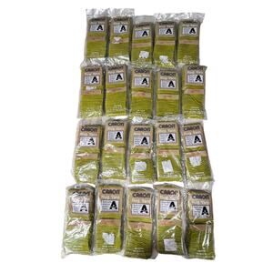 CARON Vintage Rug Yarn Chartreuse 0136 Lot 20 Packs Acrilan Acrylic 320 Pieces